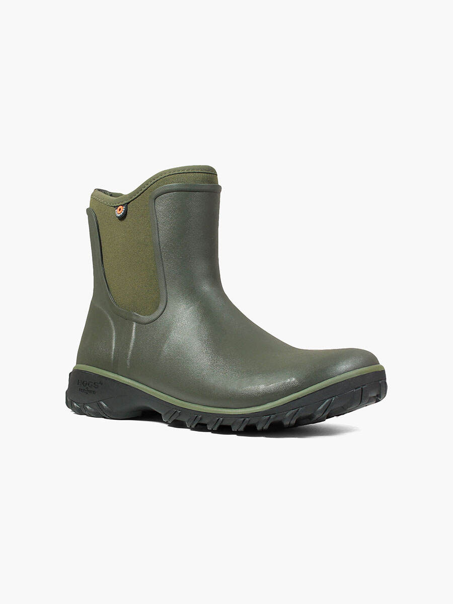 BOGS Women's Sauvie Slip On Waterproof Rain Boots Sage - 72203-306 Color SAGE - Picture 1 of 10