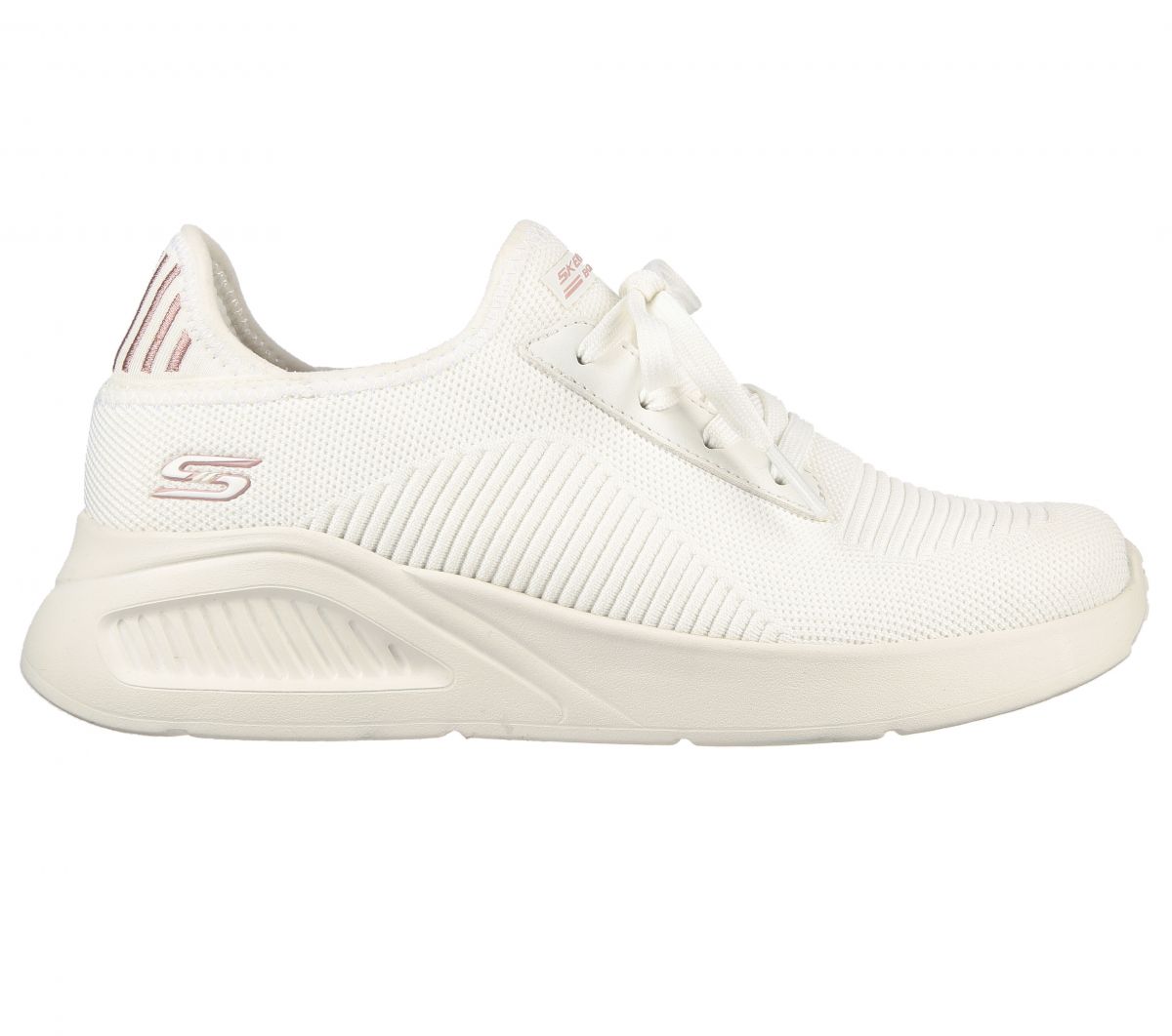 Skechers Women's BOBS Buno Call Me Sneaker White 117152-WHT