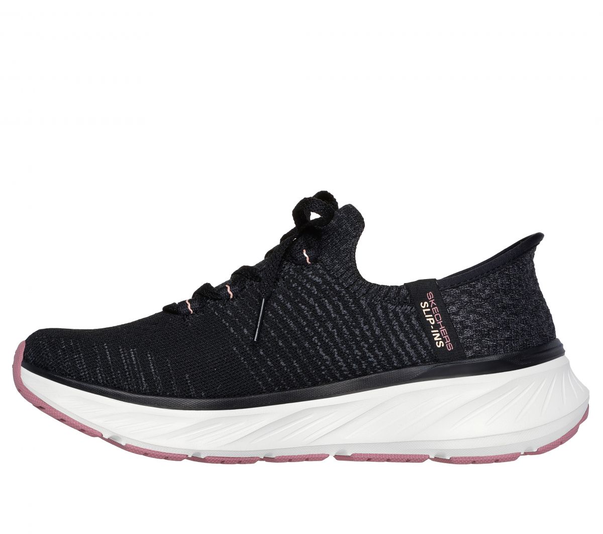 Skechers Women's Slip-Ins: Relaxed Fit Edgeride - Impression Black/Pink - 150470 product image view 5