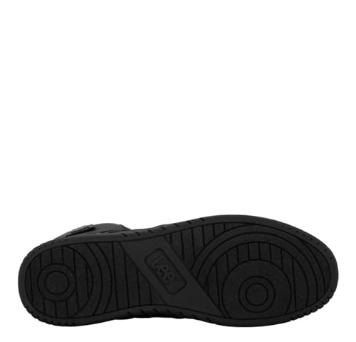 Lee Men's Noah Hi Sneaker, Black, 10, Black