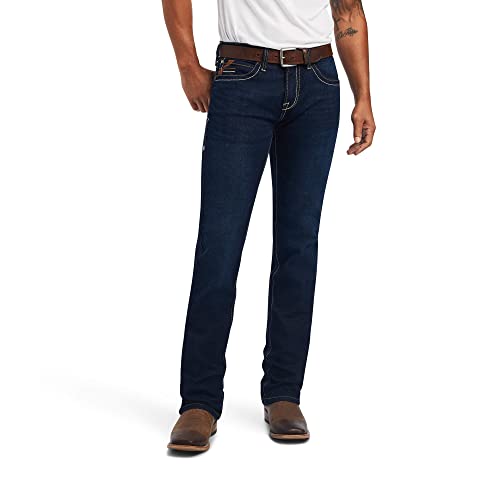 Ariat Men's M7 Slim Ranger Straight Jean Rockport - 10041088 Color BLUE - Picture 3 of 29