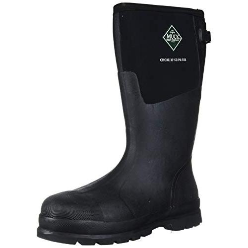 Pre-owned Muck Boot Men's Chore Xf Steel Toe Industrial Boot, Black