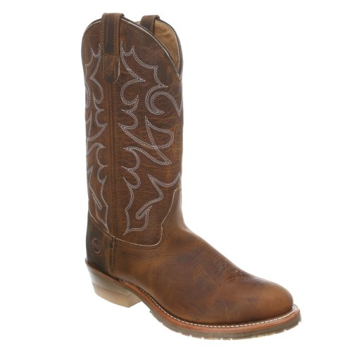 Pre-owned Double-h Boots Men's Dylan 12" Domestic I.c.e.™ Western Soft Toe Work Boot Brown