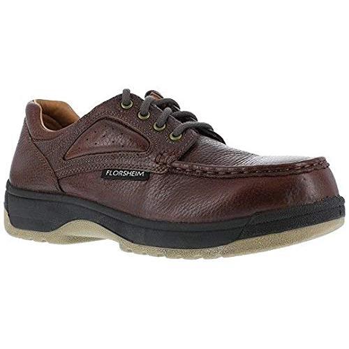 Pre-owned Florsheim Work Men's Eurocasual Sd Composite Toe Work Shoe Dark Brown - Fs2400,