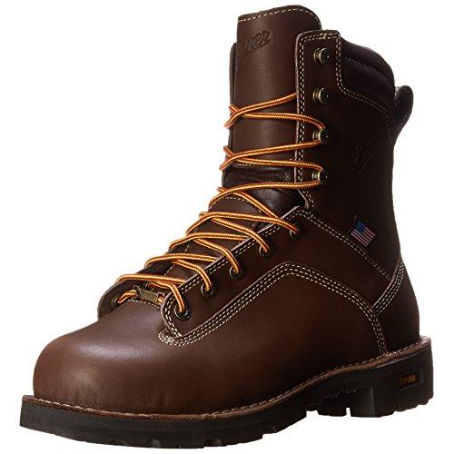 Pre-owned Danner Men's Quarry Usa 8-inch Br At Work Boot, Brown