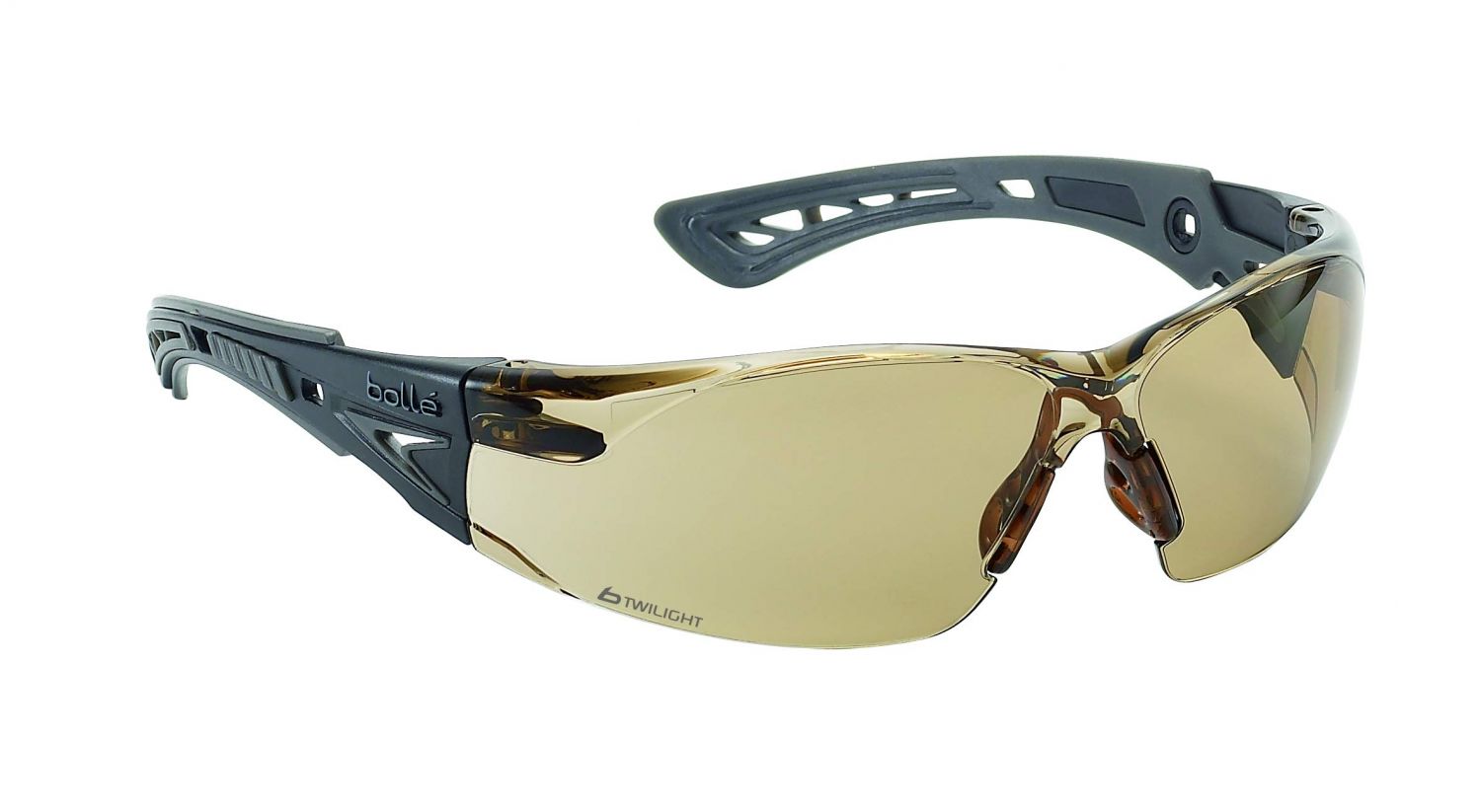 Bolle Rush Plus Safety Glasses Sunglasses ANSI Z87 Work Eyewear Choose Color 