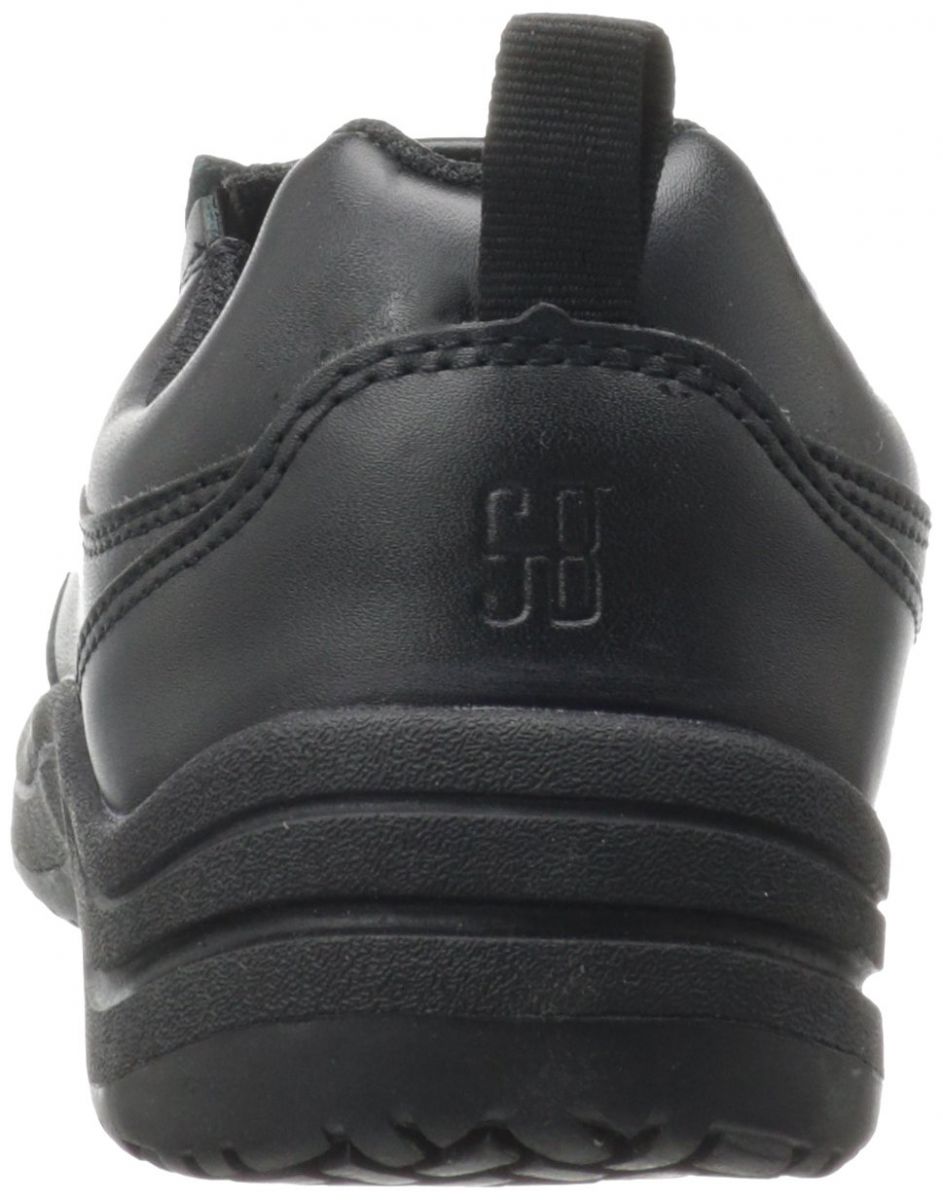 Skidbuster Womens Slip Resistant Slip On M Black Action Leather Shoes 5 ...
