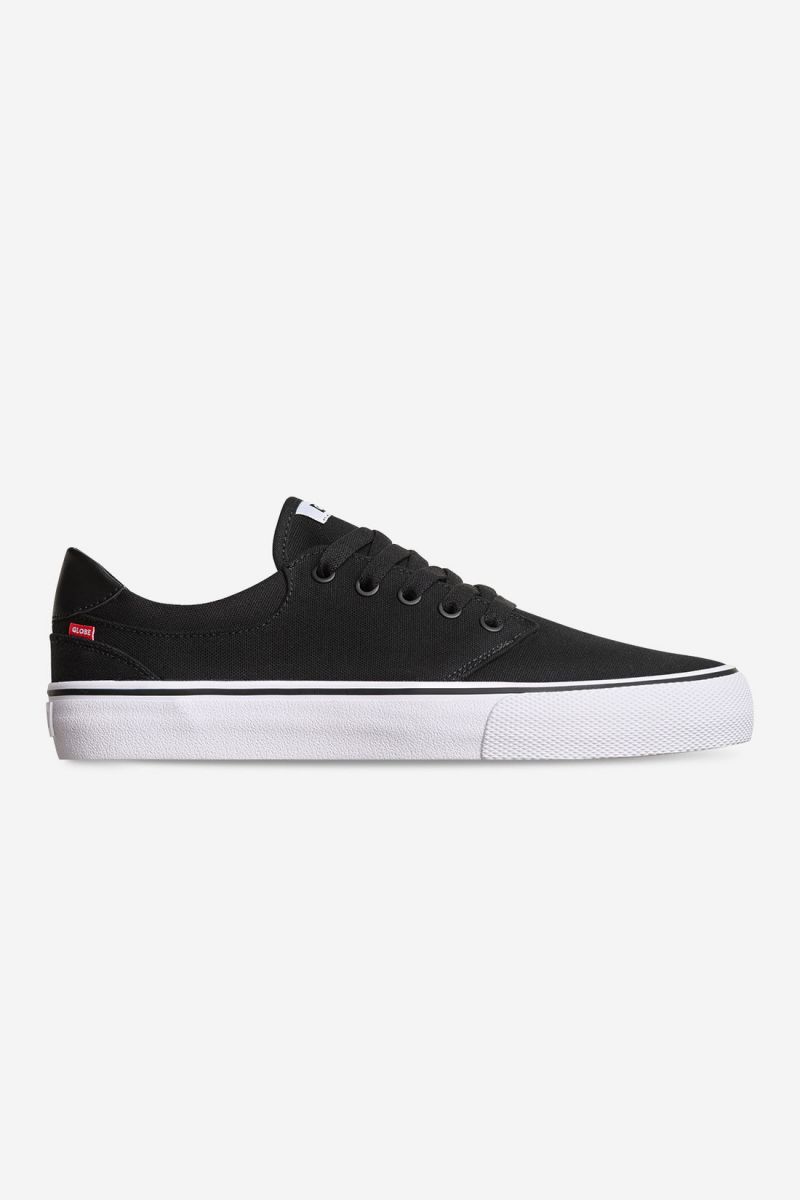 Globe Men's Goodstock Skate Shoe Black/White - GBGOODST-10046