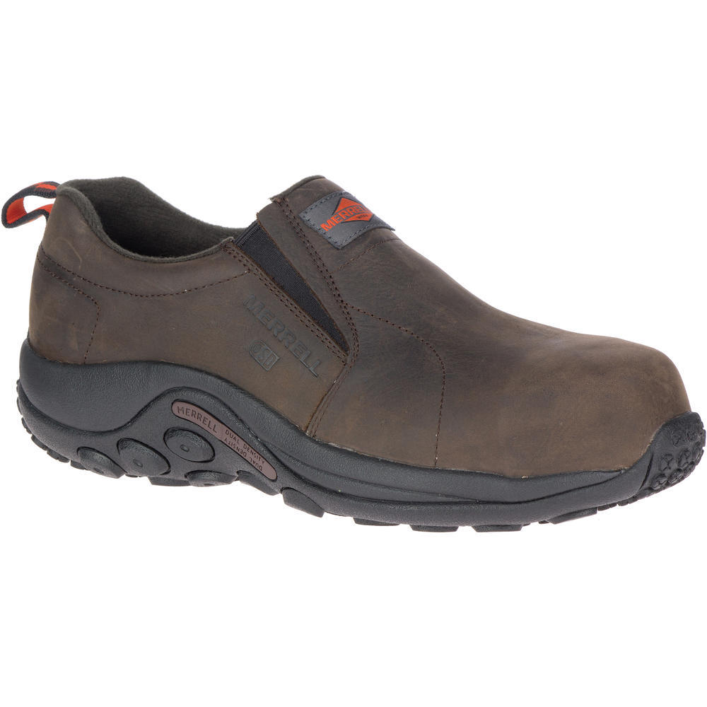 MERRELL WORK Men's Jungle Moc Leather Composite Toe SD+ Work Shoe ...